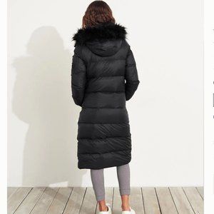 hollister longline down puffer parka